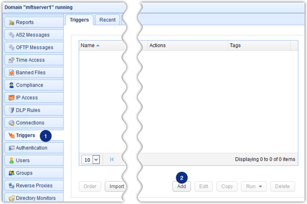 add trigger for downloading from sftp server